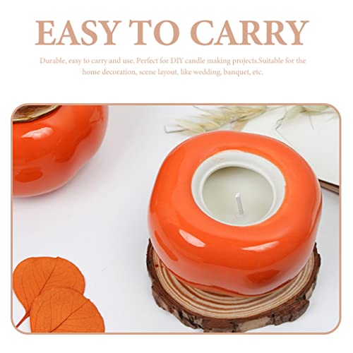 Beaupretty Ceramic Candle Cup for Decor and Storage