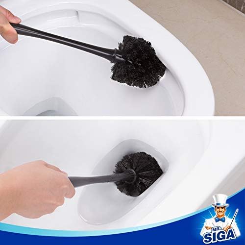 MRSIGA Toilet Plunger and Bowl Brush Combo Set