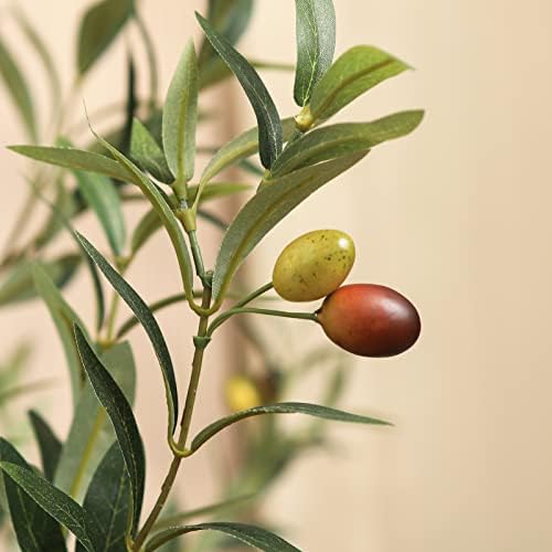 Kazeila Artificial Olive Tree 6FT Faux Silk Plant Decor