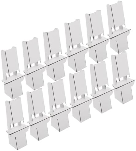 ARTIBETTER 12pcs Cardboard Display Easel Stand for Photos Wedding Signs and Advertisements