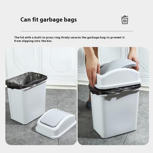 KELINFONG 5 Gallon Trash Can with Lid for Kitchen