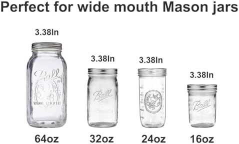 Auto Flip Dispenser Spouts for Mason Jars Black