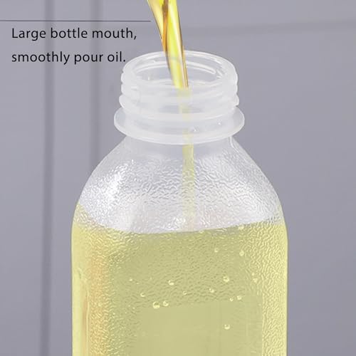 RAMFIYN 10oz Condiment Squeeze Bottles with Flip Top - 6 Pack