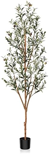 Kazeila Artificial Olive Tree 6FT Faux Silk Plant Decor