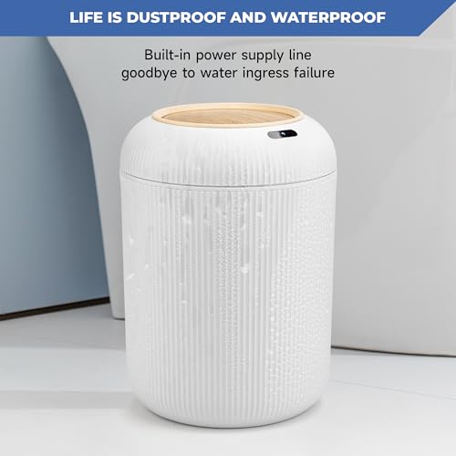 Pukomc Smart Sensor Wastebasket for Kitchen Bathroom Bedroom