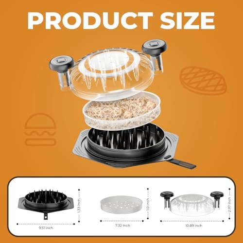 CLEANGOR Chicken Shredder Tool Twist Large BPA Free