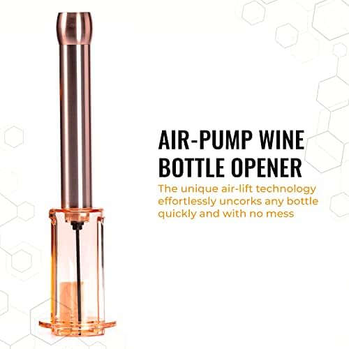 4-Piece Rose Gold Wine Opener Set