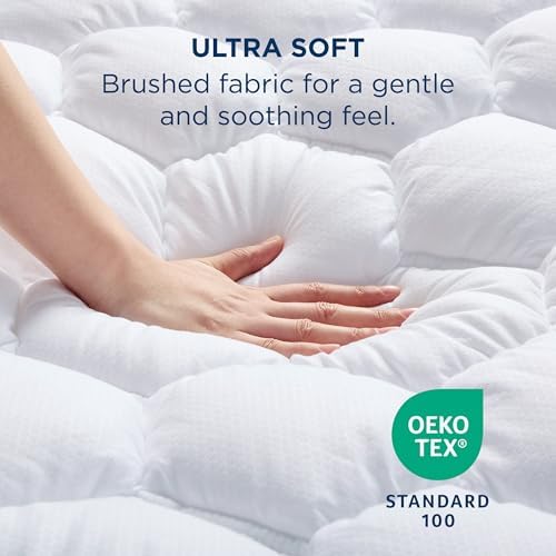 Bedsure Twin XL Mattress Pad - Soft Mattress Topper for College Dorm