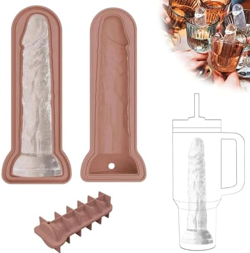 Funny Butt Plug Ice Cube Mold for Whiskey Cocktails