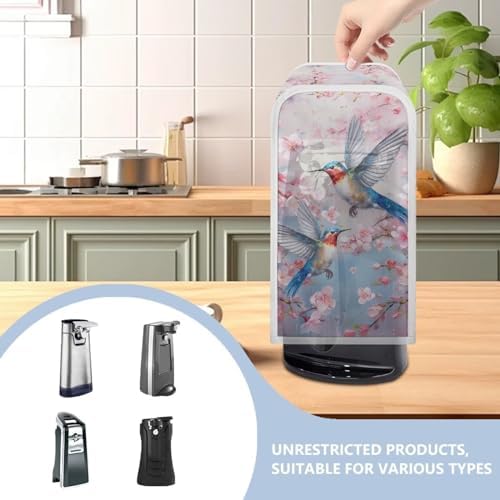 Peach Blossom Can Opener Dust Cover for Electric Can Opener