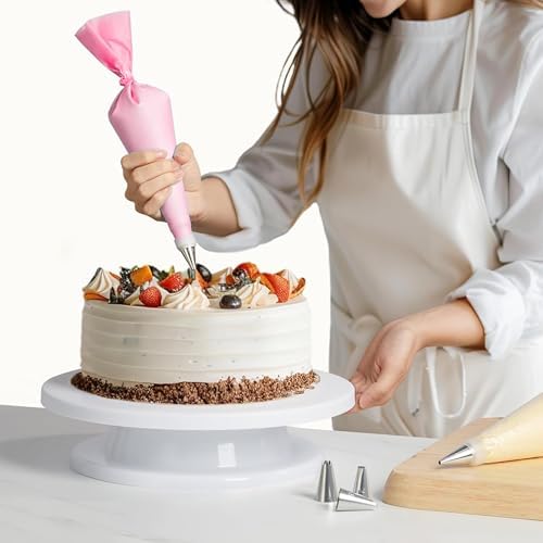 Adocfan 255 Pc Cake Decorating Kit Tools Blue
