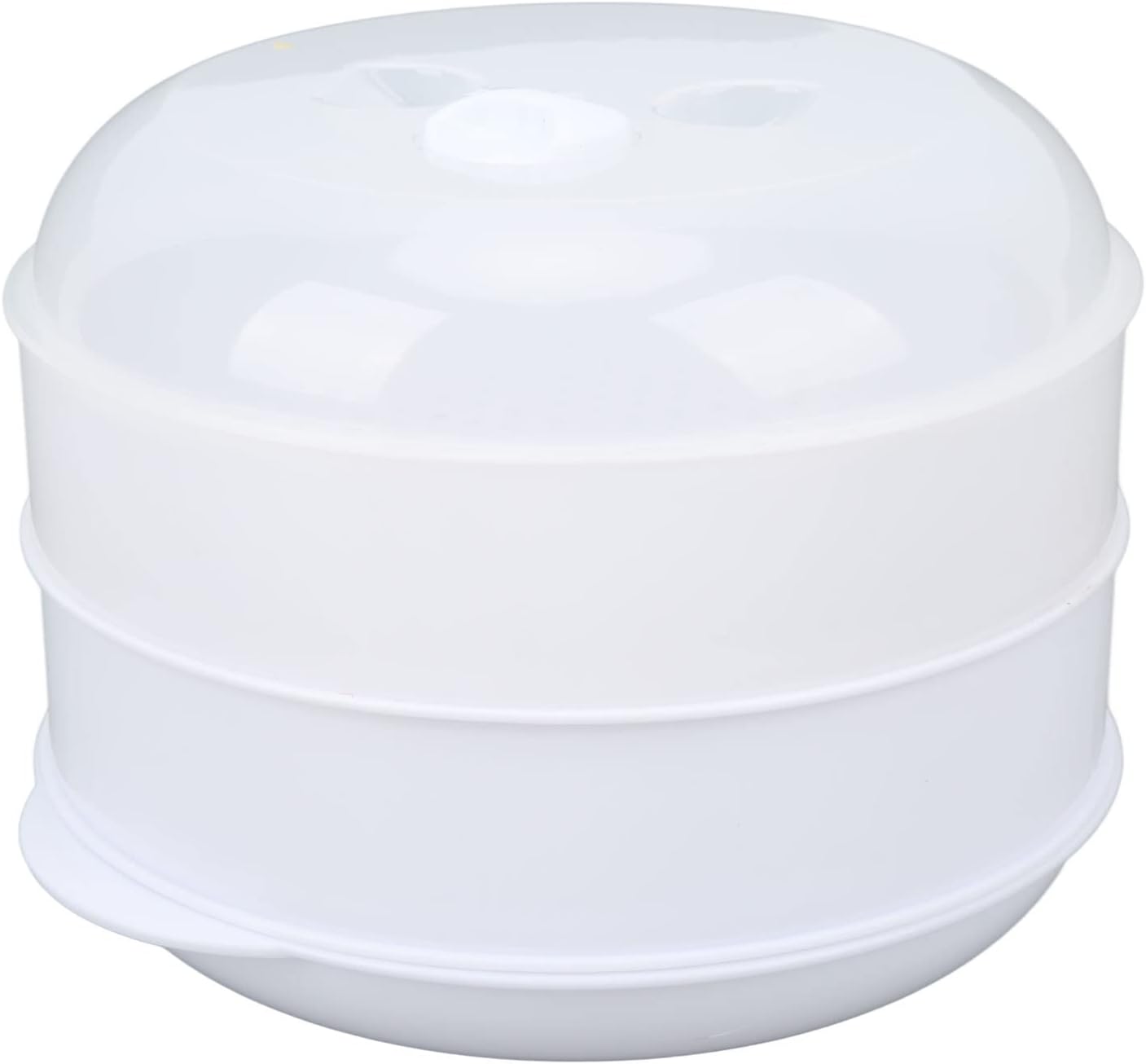 Microwave Steamers with Lid Handle and Transparent Cover