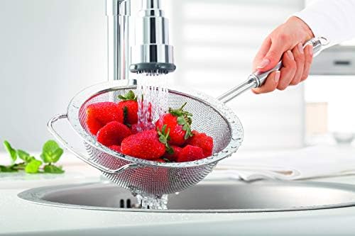 Rosle Stainless Steel Round Handle Tea Strainer Coarse Mesh 79-Inch