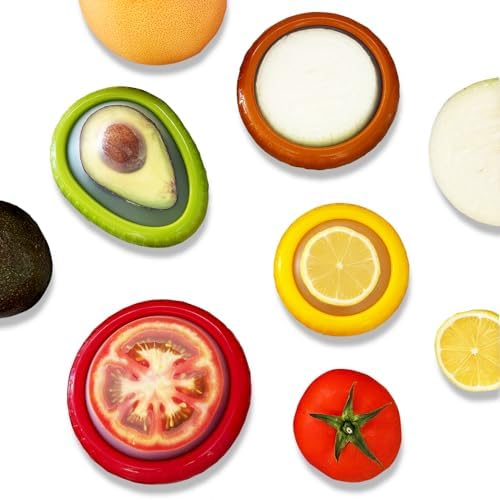 AEKTBY 4-Pack Reusable Avocado Onion Saver