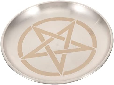SEWACC Altar Candle Tray with Pentagram Design