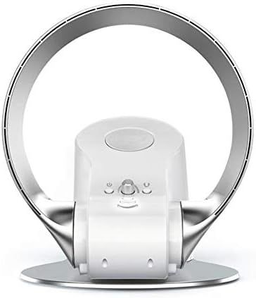 YUMUO Super Cold Wind Bladeless Fan Silver 30x30cm