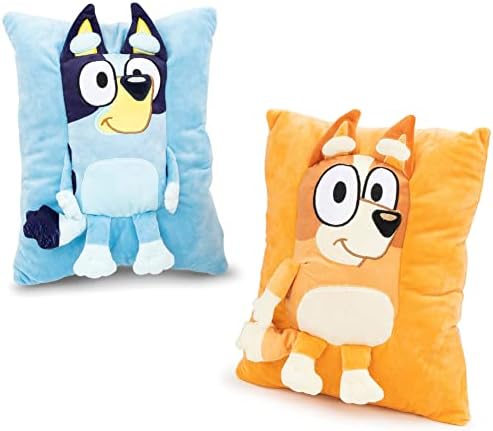 Bluey Snuggle Pillow - 15 Inches Super Soft Plush Throw Pillow