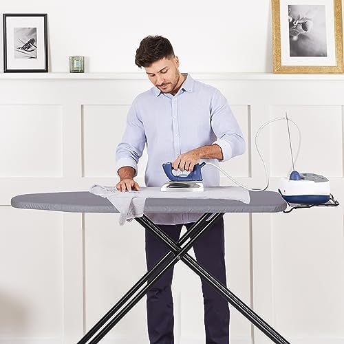 Deluxe Ironing Board with Heat Resistant Cover and Thick Felt Pad