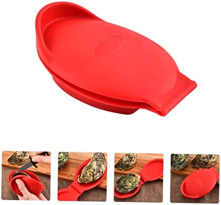 LIFKOME 2 Pcs Oyster Shucking Hand Clips with Silicone Clamps and Seafood Holders