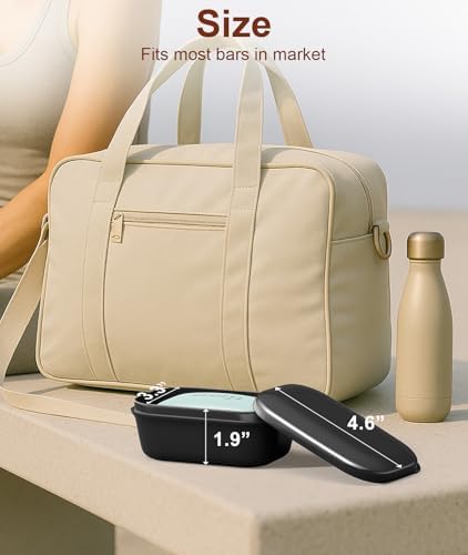 Quatish Leakproof Soap Dish with Lid and Draining Layer
