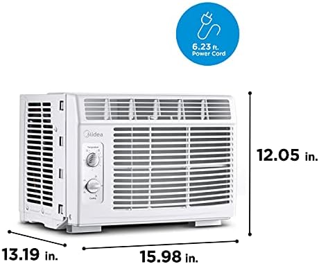 Midea 5000 BTU EasyCool Window Air Conditioner for Small Rooms