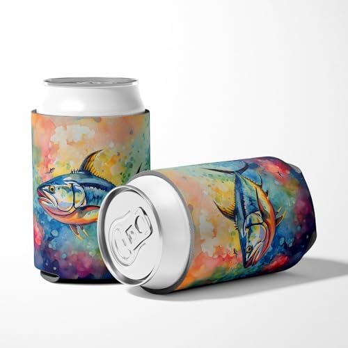 Carolines Treasures Yellowfin Tuna Can Hugger Cooler