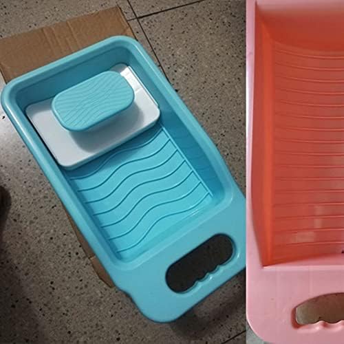DCFV Plastic Mini Washboard with Handle 2 Sizes Pink