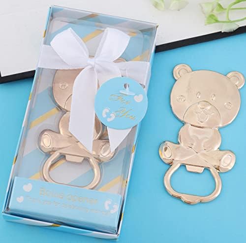 15 Pack Bear Bottle Opener Baby Shower Favors