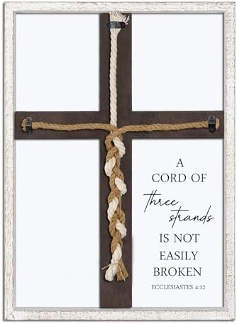 Surfapans Three Strand Unity Wedding Sign Wood Frame