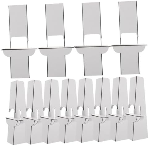 HOMSFOU 12pcs Cardboard Display Easel Stand for Art and Poster Boards
