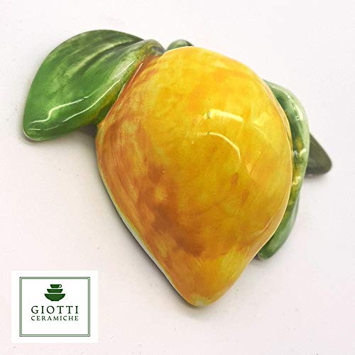 Italian Ceramic Lemons Wall Decor 3 pcs