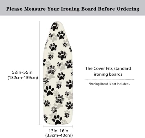 Ironing Board Cover Standard 15x54 with Hook Loop Strap