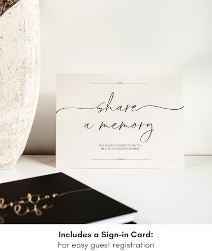 Lamare Funeral Guest Book for Memorial Service