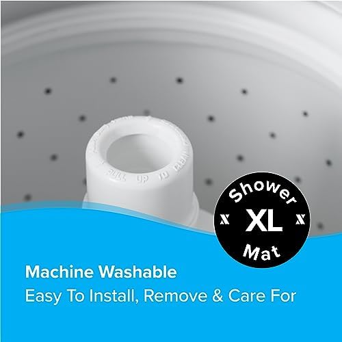 SlipX Solutions 27 Inch Oversize Square Shower Mat