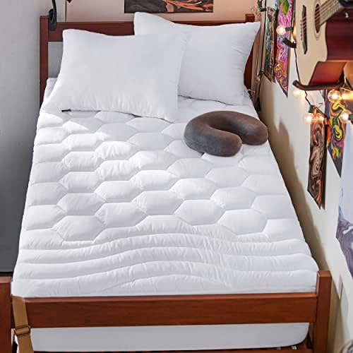Bedsure Twin XL Mattress Pad - Soft Mattress Topper for College Dorm