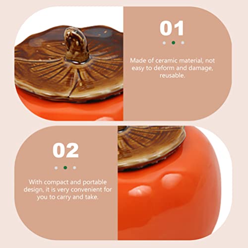 Beaupretty Ceramic Candle Cup for Decor and Storage