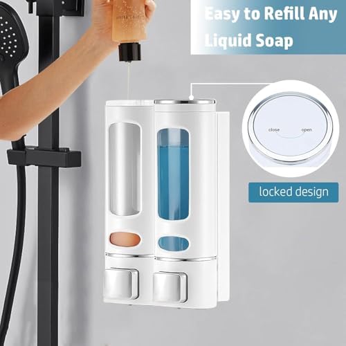 Single Wall Mounted Hand Soap Dispenser 135oz White