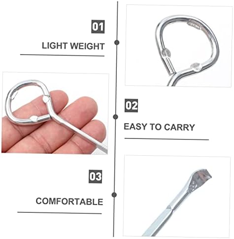 Jojofuny 2pcs Adjustable Can Opener with Lid Lifter and Key Gripper Holder