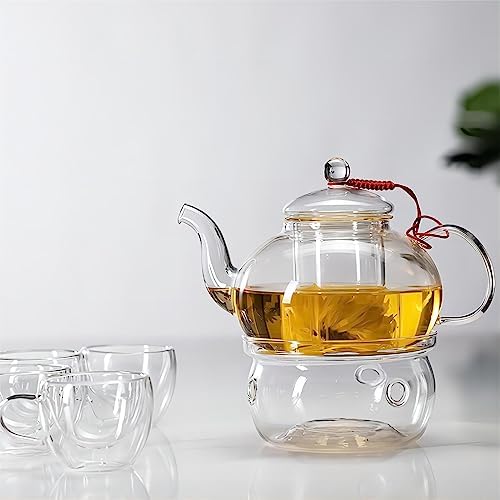 Bamboos Grocery LoKii Glass Teapot Warmer 6 Inches