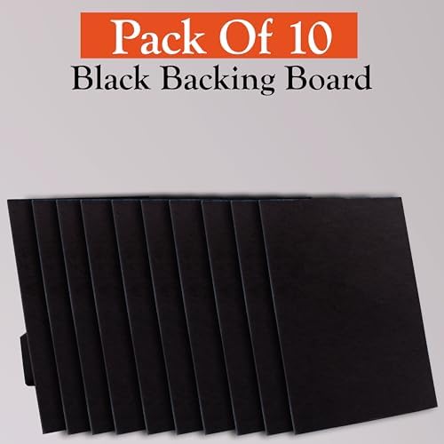 10 Pcs 11x14 inch Black Easel Back for Picture Frames