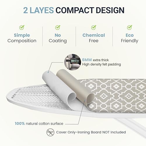 UniSimp Ironing Board Cover 15X54 Heavy Duty