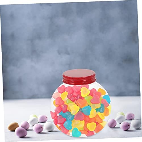 Operitacx 5Pcs Christmas Candy Jar Ball Shaped Packaging Bottles for Treats