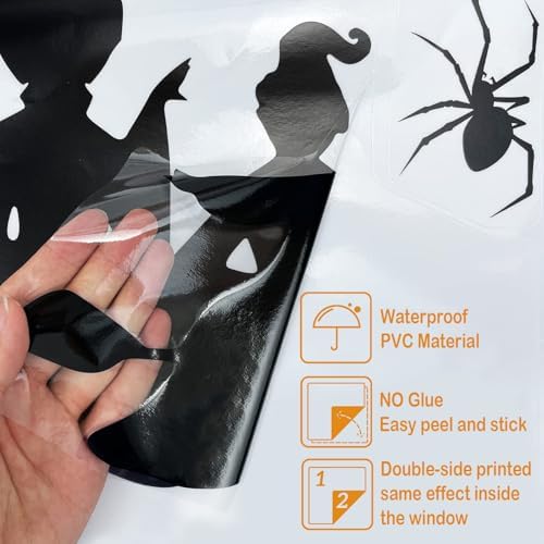 Hocus Pocus Halloween Window Decals 91 Pcs Set