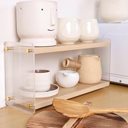 Coffee Counter Organizer 2 Tier Acrylic Storage