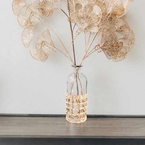 GANAZONO Reusable Rattan Vase Sleeve Set