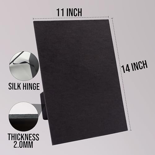 10 Pcs 11x14 inch Black Easel Back for Picture Frames