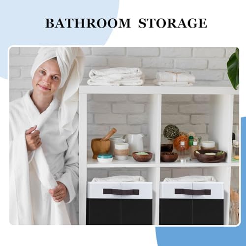 Criusia 4-Piece Collapsible Storage Bins with Handles