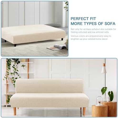 HVERSAILTEX Waterproof Futon Cover Ivory