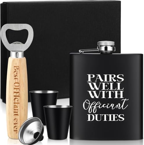 SiliFine Officiant Gift Set for Wedding Day