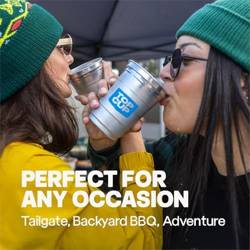 Top Cup by Ball 20 Ounce 30 Count Reusable Aluminum Party Cups